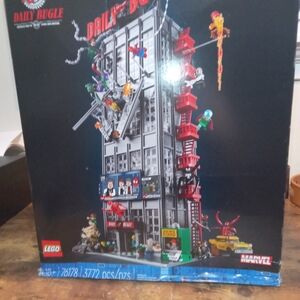 LEGO Marvel Superhero Tower Set with Red and Gray